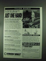 1994 Troy-Bilt Tiller Ad - Just One Hand - £14.52 GBP