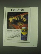 1994 WD-40 Oil Ad - Use #881 - £14.87 GBP