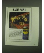 1994 WD-40 Oil Ad - Use #881 - £14.54 GBP