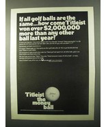 1971 Acushnet Titleist Golf Ball Ad - Won More Than - £14.78 GBP
