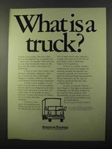 1971 American Trucking Association Ad - What is a Truck - £14.03 GBP