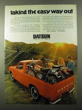 1971 Datsun Li'l Hustler Pickup Ad - Easy Way Out - $18.49