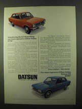 1971 Datsun Li'l Something 1200 Sedan and 510 Sedan Ad - $18.49