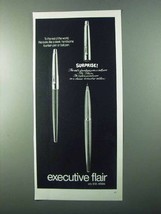 1971 Executive Flair Pen Ad - To The Rest of the World - £14.77 GBP
