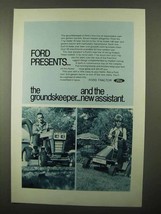 1971 Ford Lawn and Garden Tractors Ad - Groundskeeper - £14.55 GBP