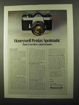 1971 Honeywell Pentax Spotmatic Camera Ad - No Finer - £14.78 GBP