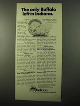 1971 Indiana Department of Commerce Ad - Buffalo - £13.89 GBP