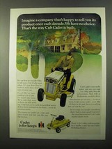 1971 International Harvester Cub Cadet Tractor Ad - $18.49