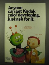1971 Kodak Color Developing Ad - Anyone Can Get - $18.49