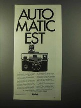 1971 Kodak Instamatic X-90 Camera Ad - Automaticest - £14.55 GBP