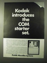 1971 Kodak KOM-80 Microfilmer Ad - The COM Starter Set - $18.49
