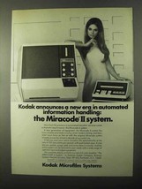 1971 Kodak Miracode II Microfilm System Ad - New Era - $18.49