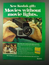 1971 Kodak XL Movie Camera &amp; Ektachrome 160 Film Ad - $18.49