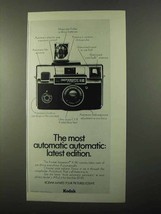 1971 Kodak X-90 Camera Ad - Automatic Latest Edition - $18.49