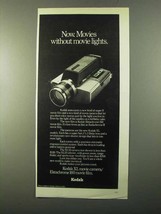1971 Kodak XL33 Movie Camera Ad - Movies Without Lights - £14.60 GBP