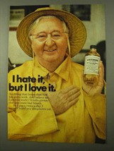 1971 Listerine Antiseptic Ad - I Hate It - £14.56 GBP