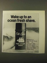 1971 Old Spice Super Smooth Shave Ad - Ocean Fresh - $18.49