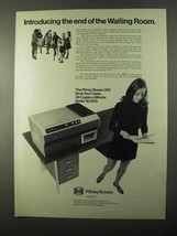 1971 Pitney-Bowes 262 Desk-Top Copier Ad - Waiting Room - £14.45 GBP