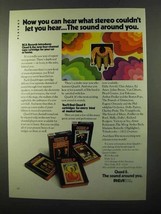 1971 RCA Quad 8 Tape Cartridge Ad - Sound Around You - $18.49