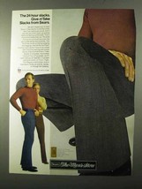 1971 Sears Give-n&#39;-Take Slacks Ad - The 24 Hour Slacks - £14.50 GBP