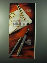 1971 Sheaffer Mexican Onyx Set &amp; Silver Imperial Pen Ad - £14.52 GBP