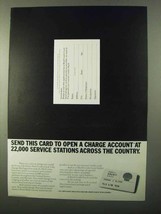 1971 Shell Credit Card Ad - Open a Charge Account - $18.49
