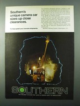 1971 Southern Railway Ad - Unique Camera Car - £14.46 GBP