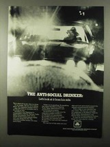 1971 State Farm Insurance Ad - The Anti-Social Drinker - £14.77 GBP