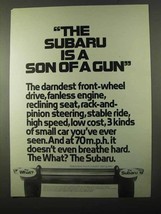 1971 Subaru Car Ad - Is a Son of a Gun - £14.77 GBP