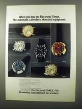 1971 Timex Electronic Watch Ad - 965601, 966701, 965701 - £14.78 GBP