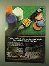 1971 Westclox Wristwatch Ad - Better Inexpensive - £14.72 GBP