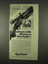 1974 Redfield RM 6400 Target Scope Ad - Versatile - NICE - $18.49