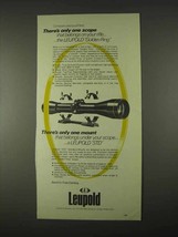 1974 Leupold Scope and Mounts Ad - Golden Ring - £14.54 GBP