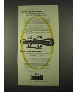 1974 Leupold Scope and Mounts Ad - Golden Ring - £14.78 GBP