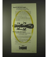 1974 Leupold Scope and Mounts Ad - Golden Ring - £14.54 GBP