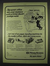 1974 Pitney Bowes Postage Meters Ad - Your Business - £14.45 GBP