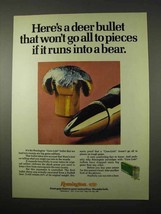 1974 Remington Core-Lokt Bullets Ad - A Deer Bullet - $18.49