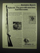 1974 Remington Nylon 66 MB Rifle Ad - Nine Lives - £14.53 GBP