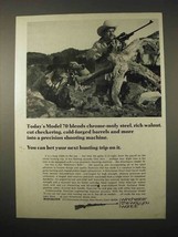 1974 Winchester Model 70 Rifle Ad - Chrome-Moly Steel - $18.49