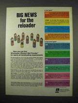 1974 Winchester Western Ball Powder Ad - Big News - $18.49