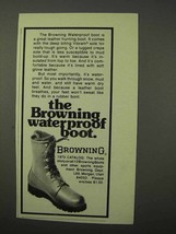 1975 Browning Waterproof Boot Ad - $18.49