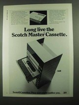 1976 3M Scotch Master Cassette Ad - Long Live - £14.77 GBP