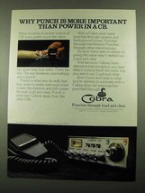 1976 Cobra CB Radio Ad - Punch is More Important - $18.49