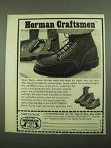 1976 Herman #7420 Craftsmen Shoe Ad - $18.49