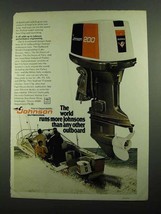 1976 Johnson 200 Outboard Motor Ad - World Runs - £14.54 GBP