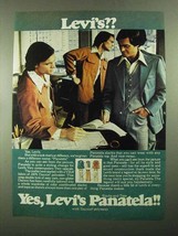 1976 Levi&#39;s Panatela Slacks and Tops Ad - Levi&#39;s? - NICE! - $18.49