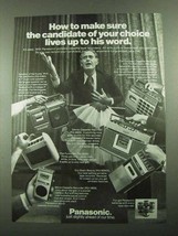 1976 Panasonic Cassette Tape Recorder Ad - RQ-548S - $18.49