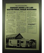 1976 Starcraft Travel Trailer Ad - Selected Accessories - £14.78 GBP