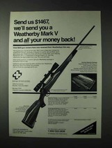 1990 Bank of Boulder Ad - Weatherby Mark V Rifle - £13.88 GBP