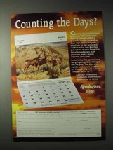 1990 Remington Firearms Ad - Counting the Days? - $18.49